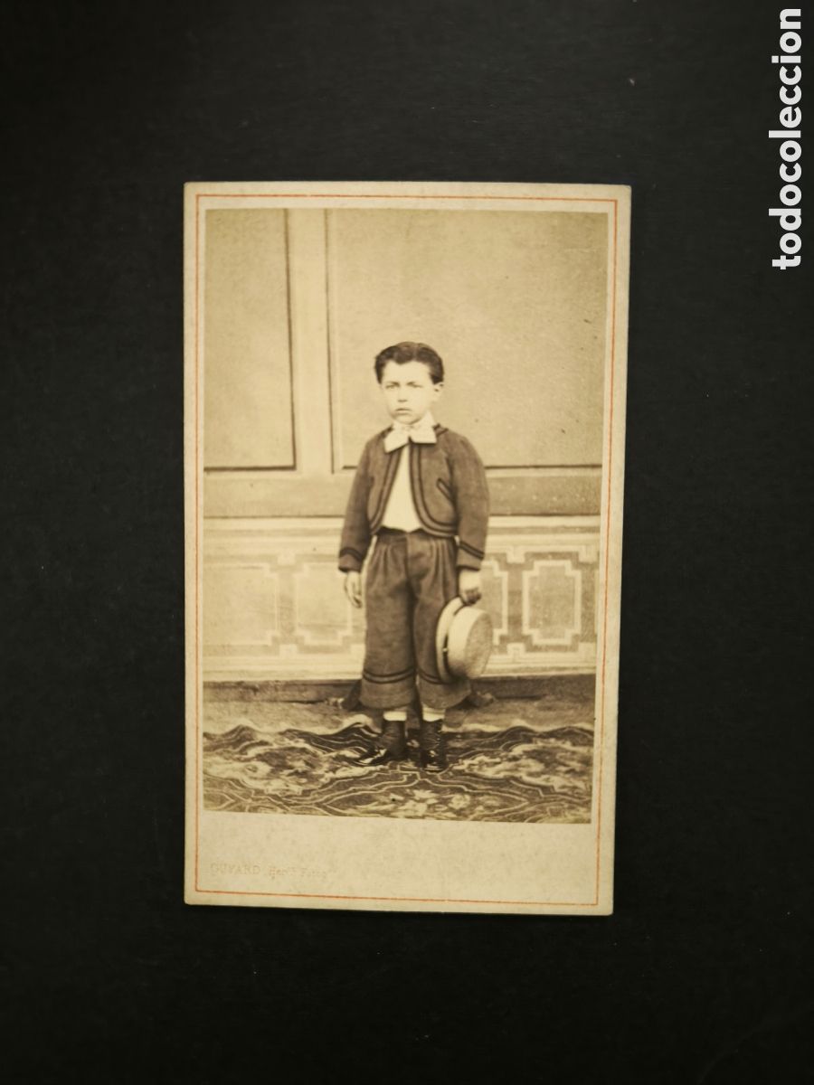 Fotograf&iacute;a antigua: Fotograf&iacute;a antigua, CDV. Cuyard hermanos. Galicia, finales s. XIX.