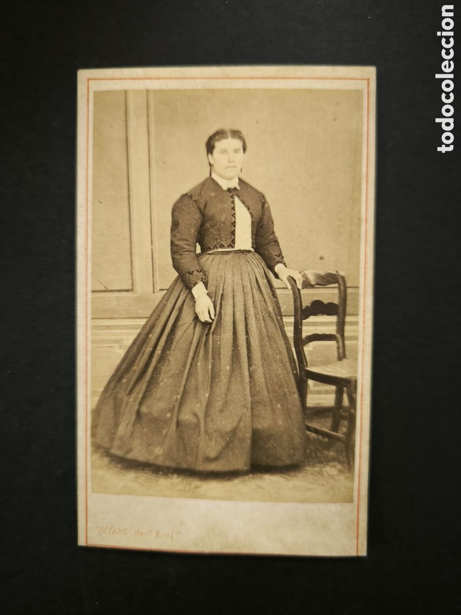 Fotograf&iacute;a antigua: Fotograf&iacute;a antigua, CDV. Cuyard hermanos. Galicia, finales s. XIX