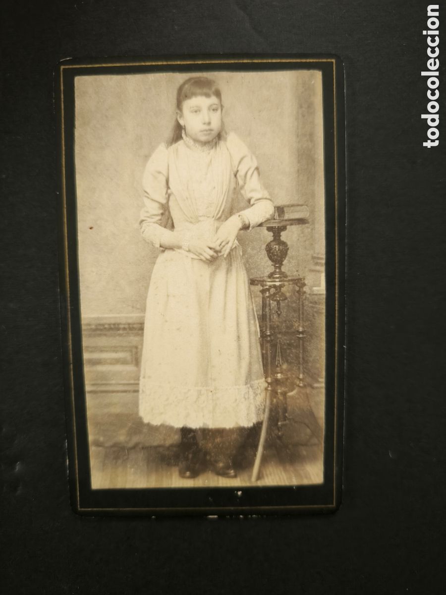 Fotograf&iacute;a antigua: Fotograf&iacute;a antigua, CDV. Ernesto Carrero Goyanes. Santiago de Compostela, finales s. XIX. Galicia.