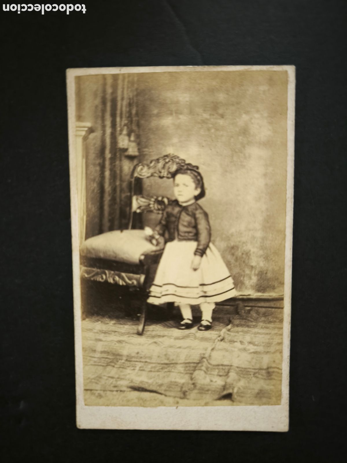 Fotograf&iacute;a antigua: Fotograf&iacute;a antigua, CDV. Eliseo Segond. Santiago de Compostela, finales s. XIX. Galicia.