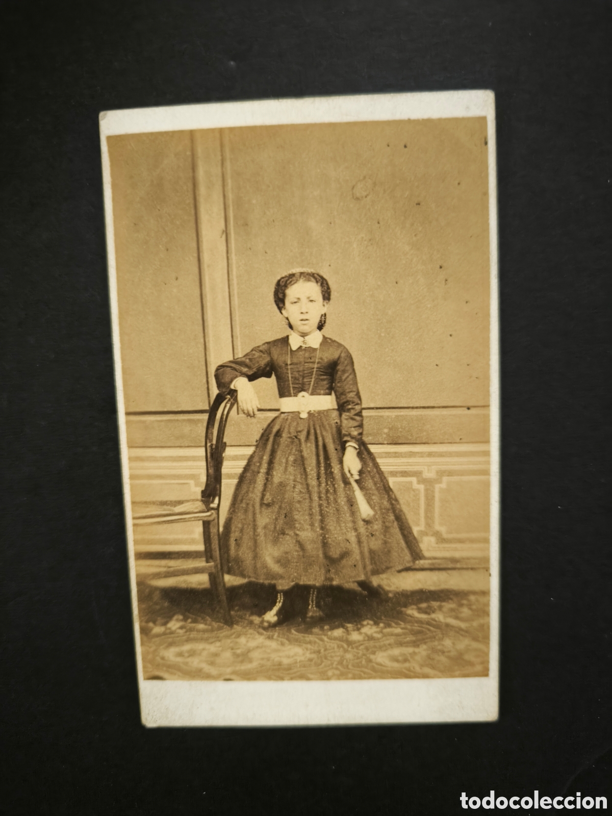 Fotograf&iacute;a antigua: Fotograf&iacute;a antigua, CDV. Alfonso Guiard. Bilbao, finales s. XIX.