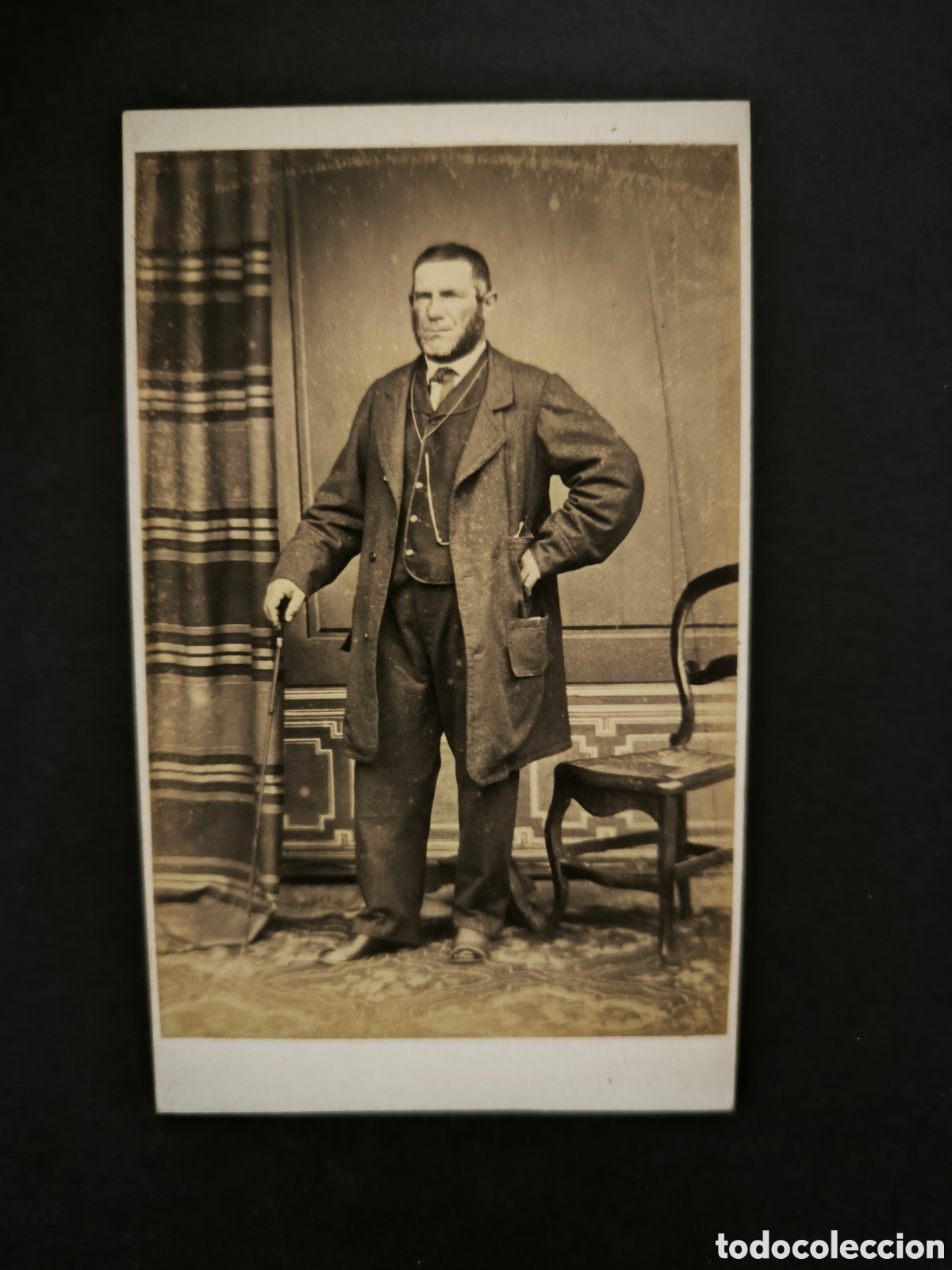 Fotograf&iacute;a antigua: Fotograf&iacute;a antigua, CDV. Alfonso Guiard. Bilbao, finales s. XIX.