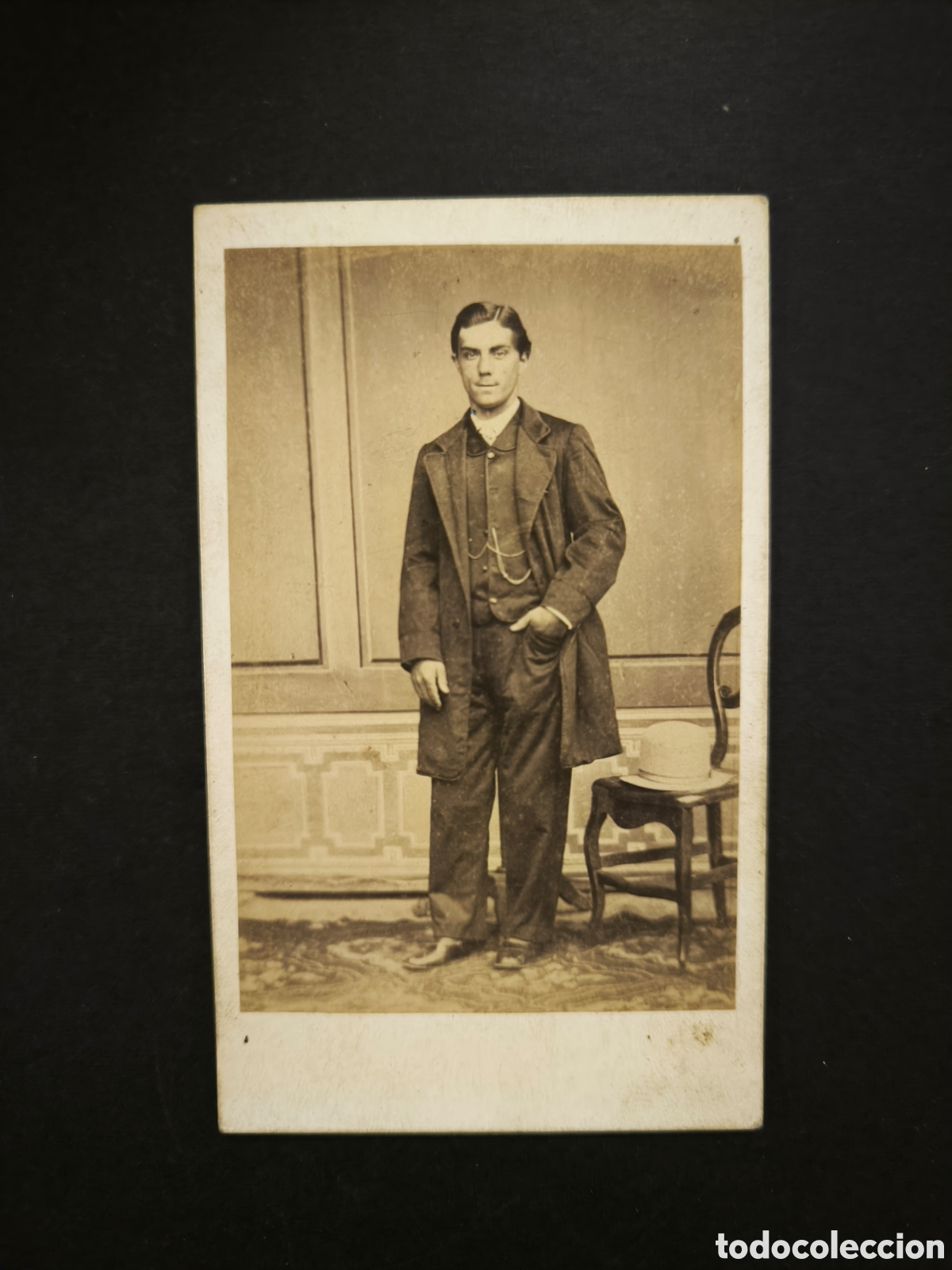 Fotograf&iacute;a antigua: Fotograf&iacute;a antigua, CDV. Alfonso Guiard. Bilbao, finales s. XIX.