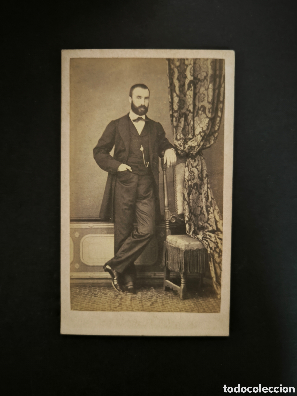 Fotograf&iacute;a antigua: Fotograf&iacute;a antigua, CDV. L. Gonzaga. Las palmas de Gran Canaria, finales s. XIX.