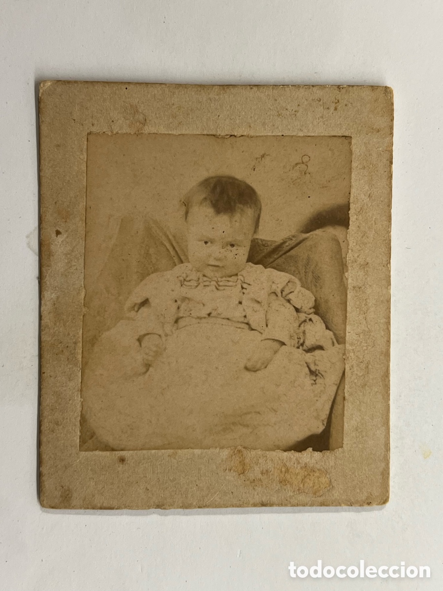 Fotograf&iacute;a antigua: CDV, BEB&Eacute;.. fotograf&iacute;a antigua (h.1870?) de peque&ntilde;o formato .. An&oacute;nimo Valencia