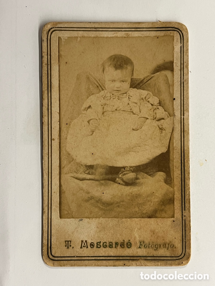 Fotograf&iacute;a antigua: CDV, Fotografia Timoteo Moscardo, Alcira. Burgues&iacute;a Valenciana Ribera Alta (fin Siglo XIX)