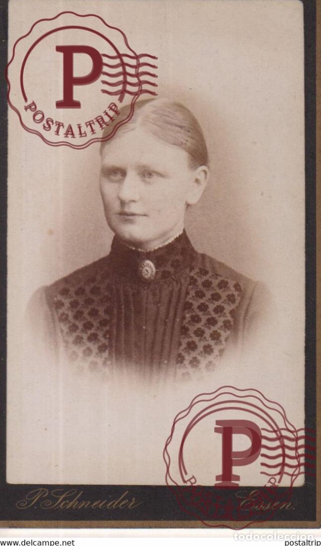 Fotografia antica: P SCHNEIDER ESSEN PHOTOGRAPHIE PHOTO CDV +-10,5x6,5CM GERMANY DEUTSLAND ALLEMAGNE DEUTSCHLAND