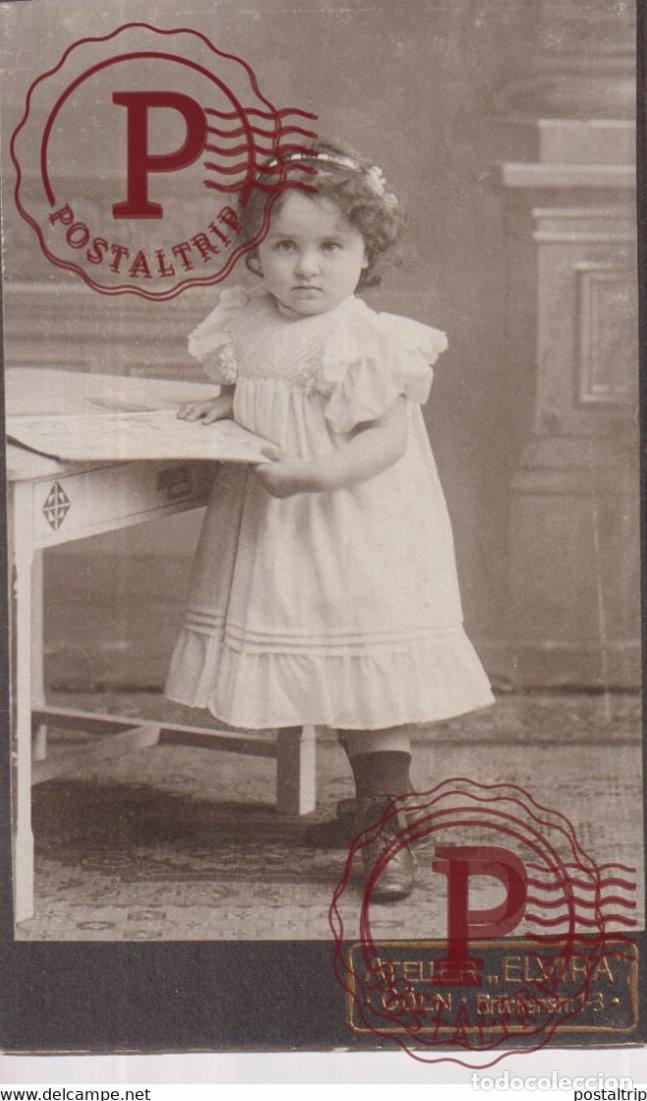 Fotografia antica: ATELIER ELVIRA COLN PHOTOGRAPHIE PHOTO CDV +-10,5x6,5CM GERMANY DEUTSLAND ALLEMAGNE DEUTSCHLAND