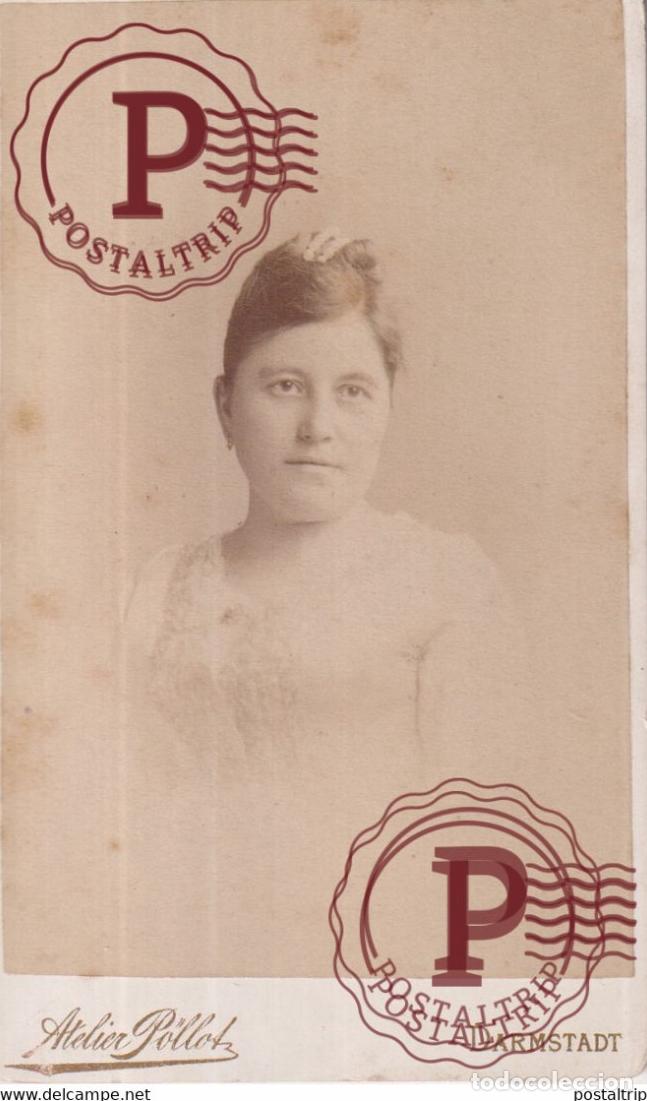 Fotografia antica: ATELIER POLLOS DARMSTADT PHOTOGRAPHIE PHOTO CDV +-10,5x6,5CM GERMANY DEUTSLAND ALLEMAGNE DEUTSCHLAN