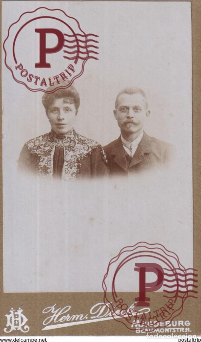 Fotografia antica: HERM DIECK. MAGDEBURG. PHOTOGRAPHIE PHOTO CDV +-10,5x6,5CM GERMANY DEUTSCHLAND
