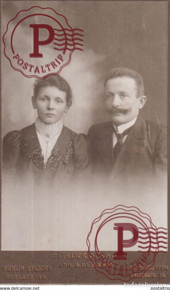 Fotografia antica: ATELIER STANGE. BERLIN. PHOTOGRAPHIE PHOTO CDV +-10,5x6,5CM GERMANY DEUTSCHLAND
