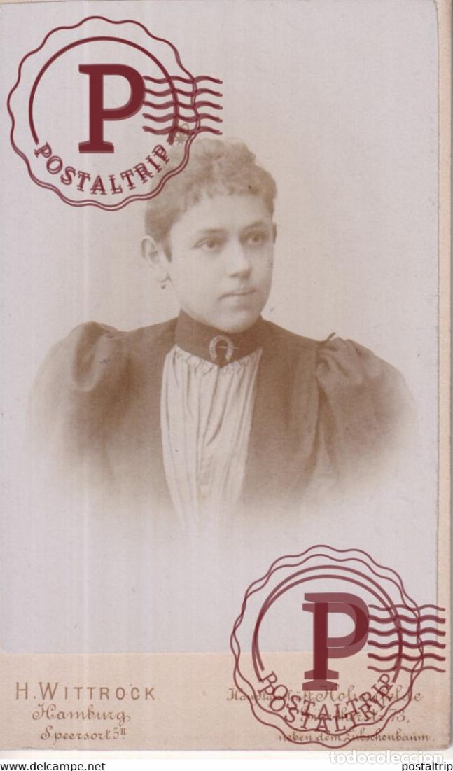 Fotografia antica: H. WITTROCK. HAMBURG. PHOTOGRAPHIE PHOTO CDV +-10,5x6,5CM GERMANY DEUTSCHLAND