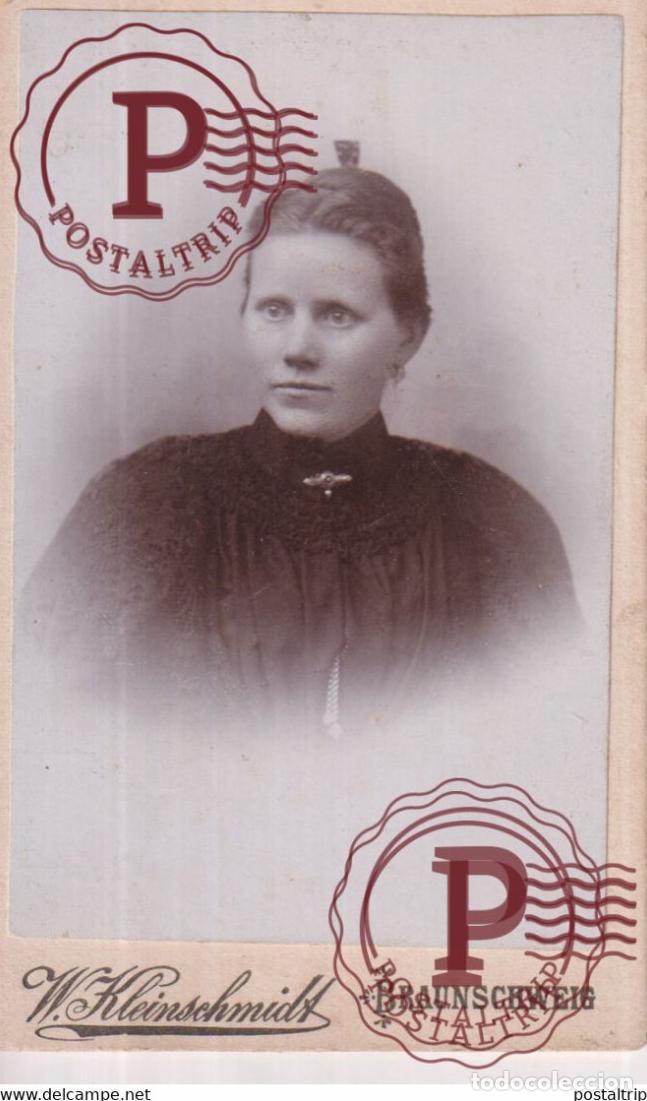 Fotografia antica: W. KLEINSECHMIDT. BRAUNSCHWEIG. PHOTOGRAPHIE PHOTO CDV +-10,5x6,5CM GERMANY DEUTSCHLAND