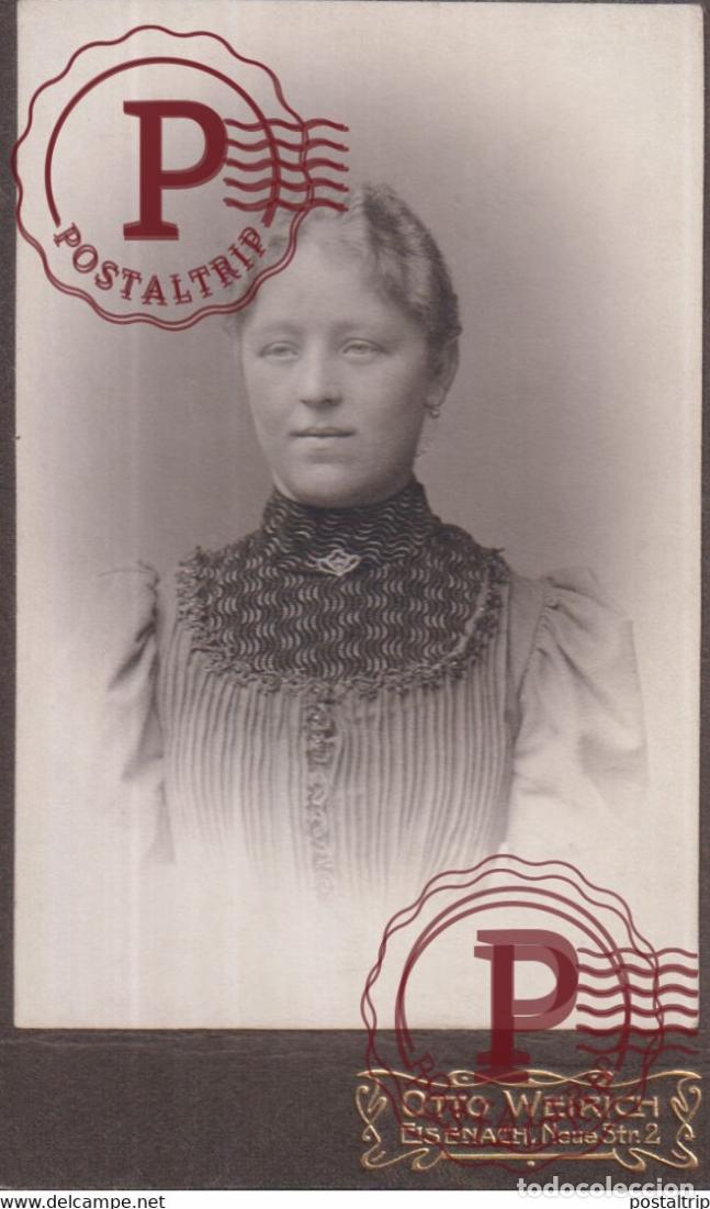 Fotografia antica: OTTO WEIRICH. ESENACH. PHOTOGRAPHIE PHOTO CDV +-10,5x6,5CM GERMANY DEUTSCHLAND