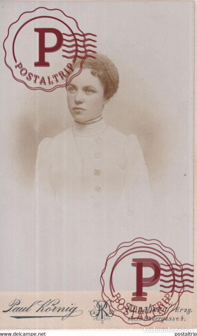 Fotografia antica: PAUL KORNIG. ANNABERG. PHOTOGRAPHIE PHOTO CDV +-10,5x6,5CM GERMANY DEUTSCHLAND