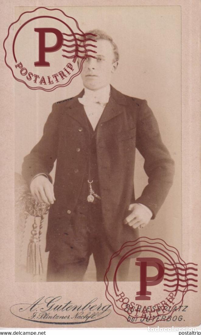 Fotograf&iacute;a antigua: A. GUTENBERG. SCHIESSPLATZ. PHOTOGRAPHIE PHOTO CDV +-10,5x6,5CM GERMANY DEUTSCHLAND
