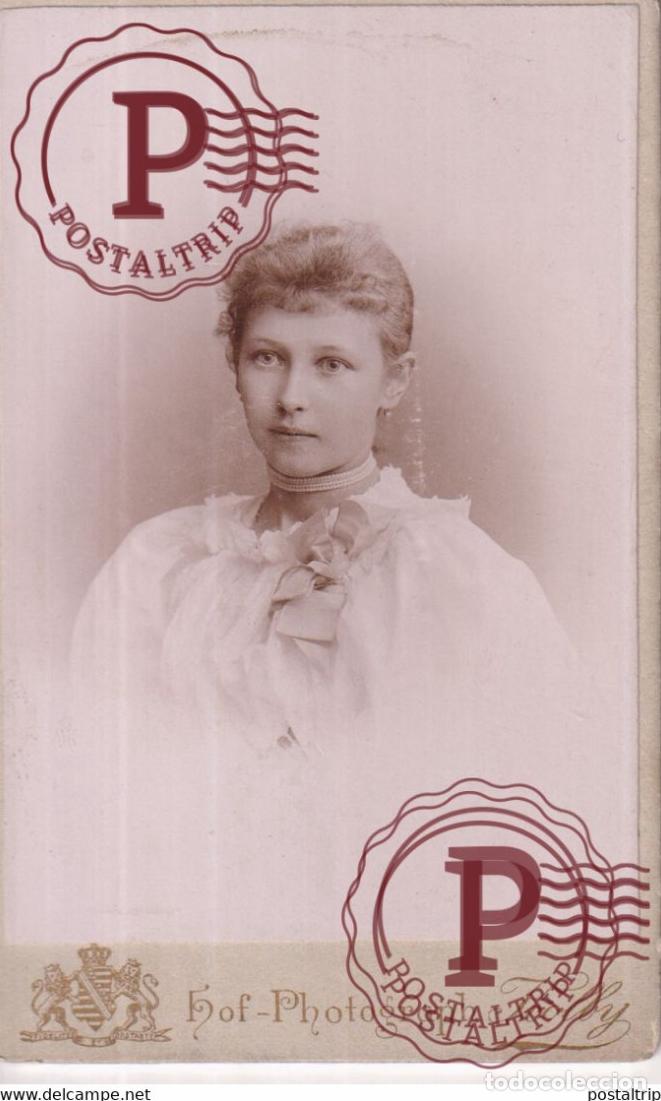 Fotograf&iacute;a antigua: HOFPHOTOGRAPH KOLBY. ZWICKAU. PHOTOGRAPHIE PHOTO CDV +-10,5x6,5CM GERMANY DEUTSCHLAND