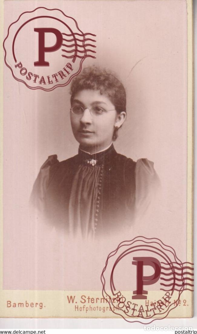 Fotograf&iacute;a antigua: W. STERNITZKI. BAMBERG. PHOTOGRAPHIE PHOTO CDV +-10,5x6,5CM GERMANY DEUTSCHLAND