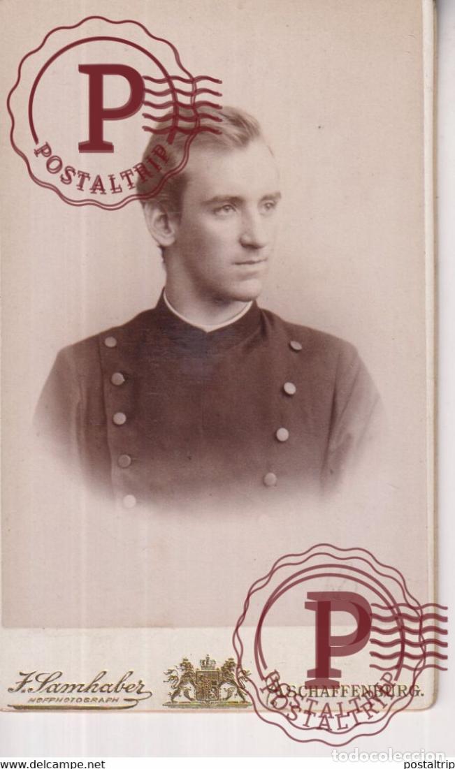 Fotograf&iacute;a antigua: J. SAMHABER. ASCHAFFENBURG. PHOTOGRAPHIE PHOTO CDV +-10,5x6,5CM GERMANY DEUTSCHLAND