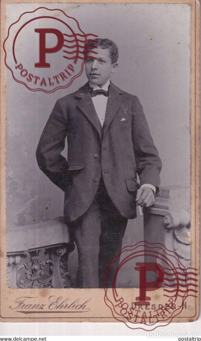 Fotograf&iacute;a antigua: FRANZ EHRLICH. DRESDEN. PHOTOGRAPHIE PHOTO CDV +-10,5x6,5CM GERMANY DEUTSCHLAND