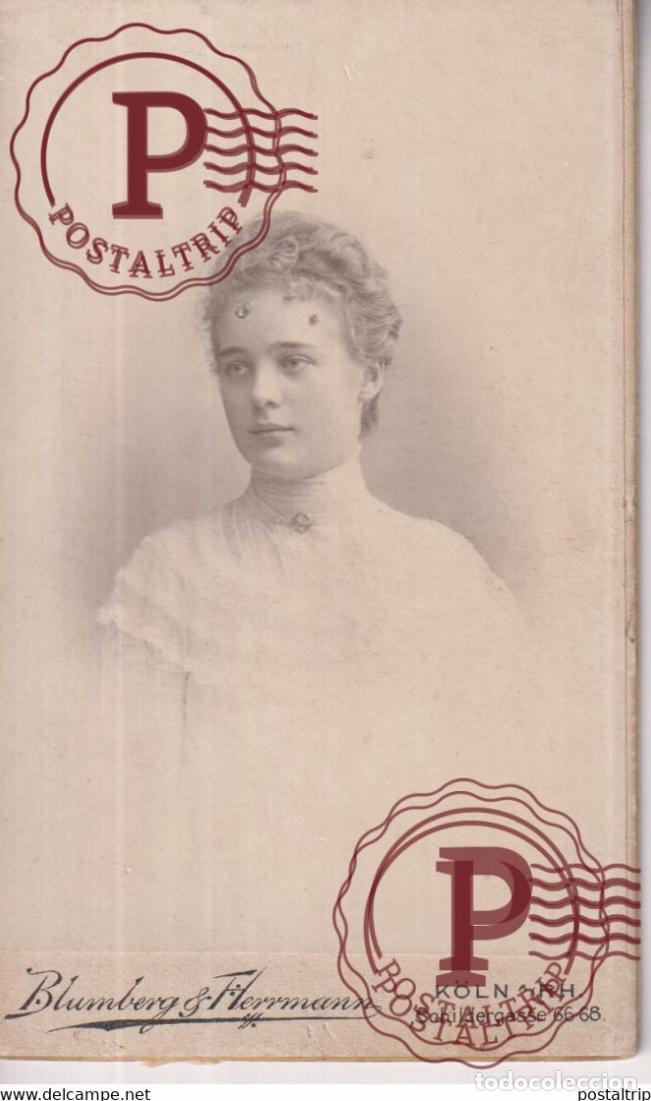 Fotograf&iacute;a antigua: BLUMBERG & FLERRMANN. KOLN. PHOTOGRAPHIE PHOTO CDV +-10,5x6,5CM GERMANY DEUTSCHLAND