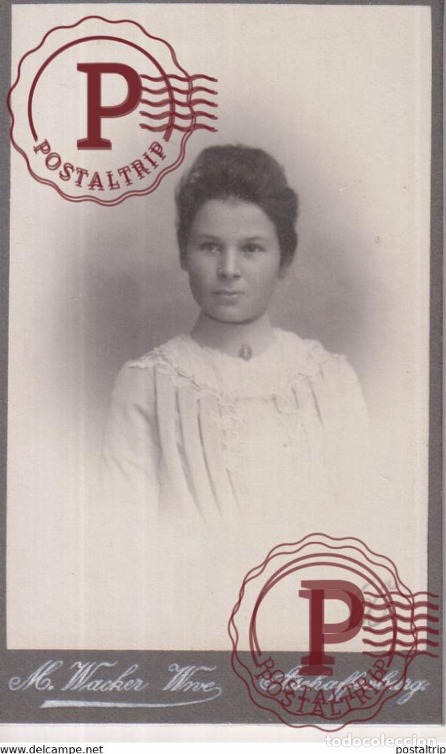 Fotograf&iacute;a antigua: M. WAKER. WNE. ASCHAFFENBURG. PHOTOGRAPHIE PHOTO CDV +-10,5x6,5CM GERMANY DEUTSCHLAND