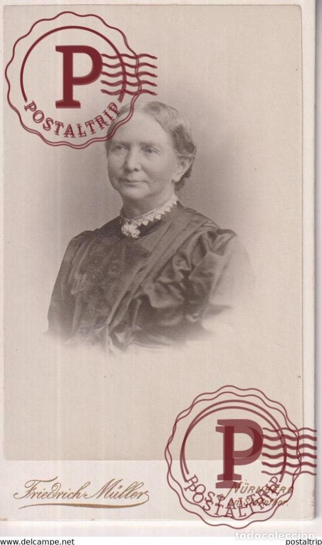 Antique Photography: FRIEDRICH MULLER. NURNBERG. PHOTOGRAPHIE PHOTO CDV +-10,5x6,5CM GERMANY DEUTSCHLAND