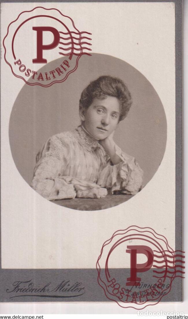 Antique Photography: FRIEDRICH MULLER. NURNBERG. PHOTOGRAPHIE PHOTO CDV +-10,5x6,5CM GERMANY DEUTSCHLAND