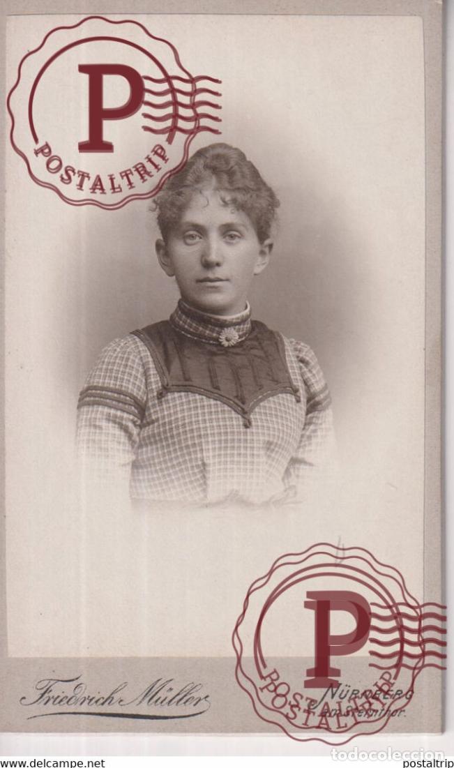 Antique Photography: FRIEDRICH MULLER. NURNBERG. PHOTOGRAPHIE PHOTO CDV +-10,5x6,5CM GERMANY DEUTSCHLAND