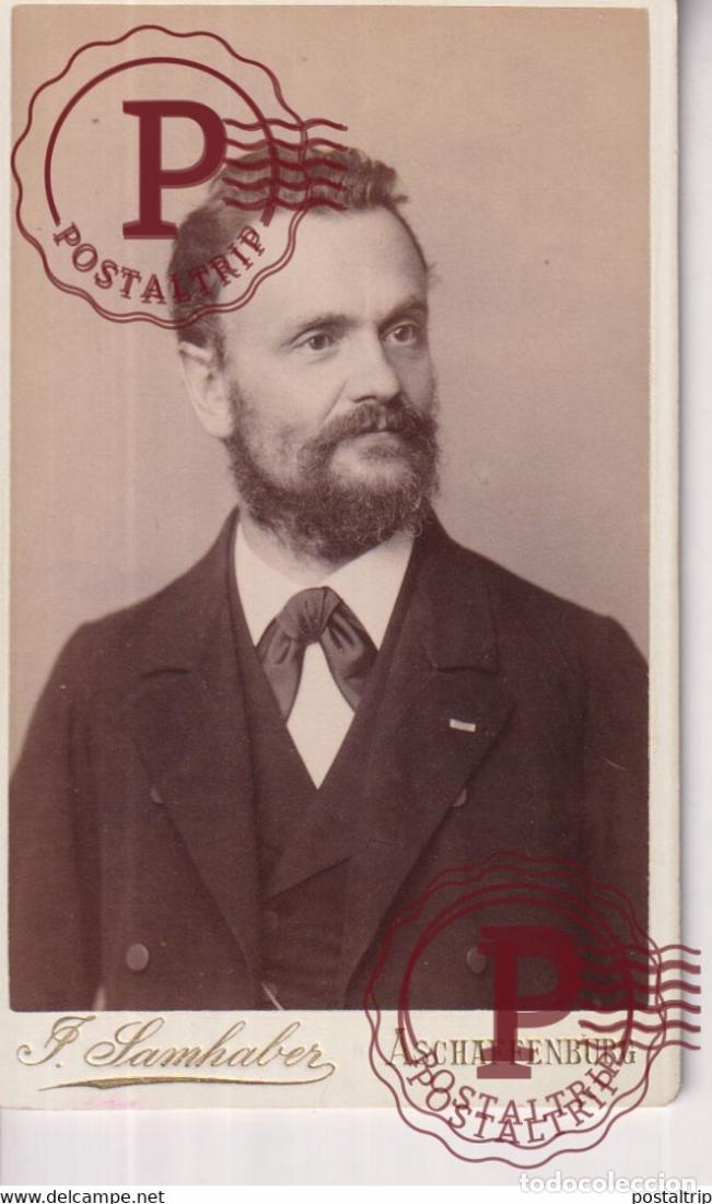 Antique Photography: J. SAMHABER. ASCHAFFENBURG. PHOTOGRAPHIE PHOTO CDV +-10,5x6,5CM GERMANY DEUTSCHLAND