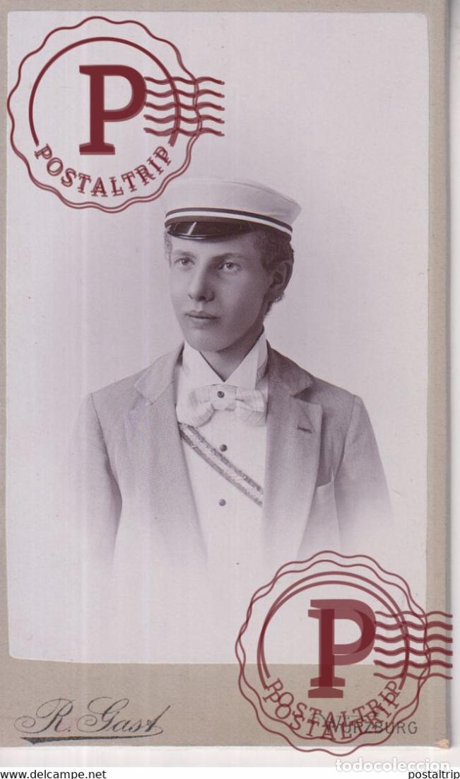Antique Photography: R. GAST. WURZBURG. PHOTOGRAPHIE PHOTO CDV +-10,5x6,5CM GERMANY DEUTSCHLAND