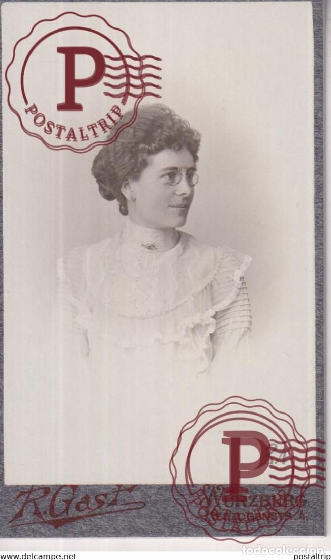Antique Photography: R. GAST. WURZBURG. PHOTOGRAPHIE PHOTO CDV +-10,5x6,5CM GERMANY DEUTSCHLAND