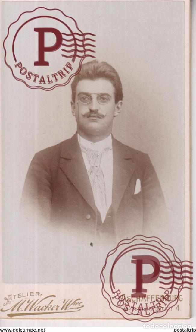 Antique Photography: M. WAKER. WNE. ASCHAFFENBURG. PHOTOGRAPHIE PHOTO CDV +-10,5x6,5CM GERMANY DEUTSCHLAND