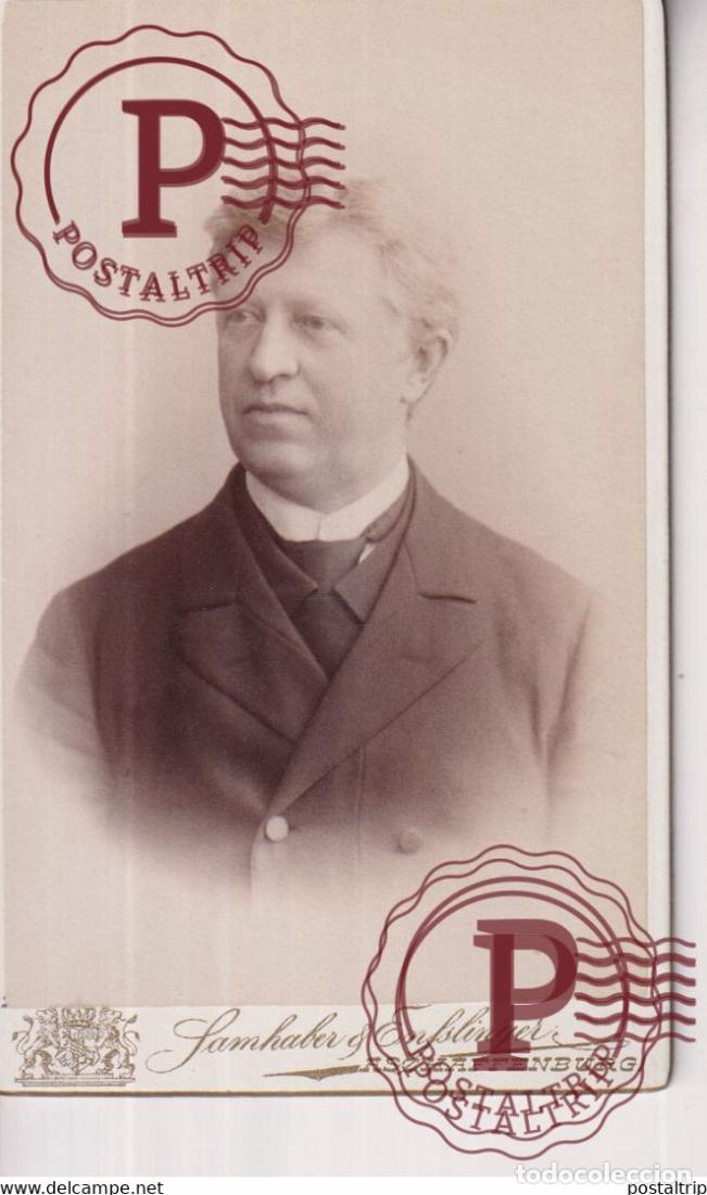 Antique Photography: J. SAMHABER & ENFSLINGER. ASCHAFFENBURG. PHOTOGRAPHIE PHOTO CDV +-10,5x6,5CM GERMANY DEUTSCHLAND