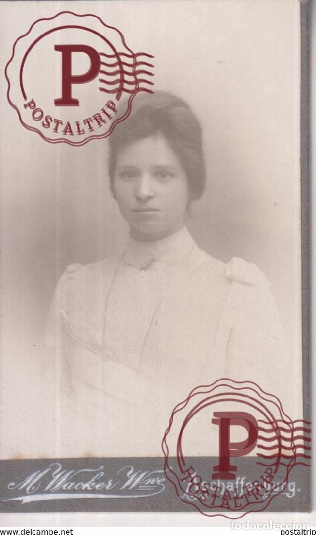 Antique Photography: M. WAKER. WNE. ASCHAFFENBURG. PHOTOGRAPHIE PHOTO CDV +-10,5x6,5CM GERMANY DEUTSCHLAND