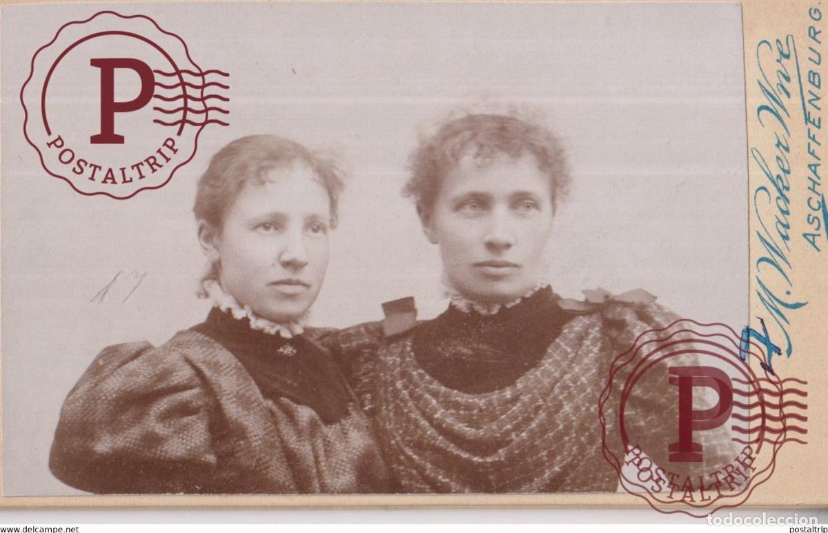 Alte Fotografie: M. WAKER. WNE. ASCHAFFENBURG. PHOTOGRAPHIE PHOTO CDV +-10,5x6,5CM GERMANY DEUTSCHLAND