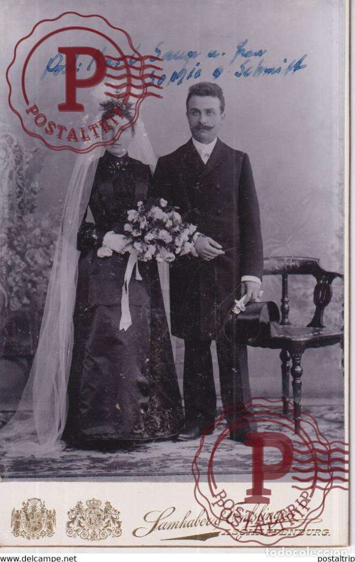 Alte Fotografie: SAMHABER & ENFSLINGER. ASCHAFFENBURG. PHOTOGRAPHIE PHOTO CDV +-16,5x11CM GERMANY DEUTSCHLAND