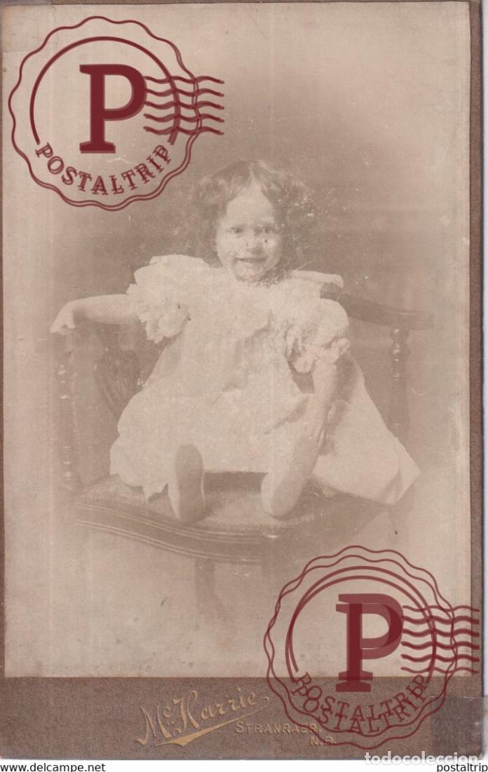 Alte Fotografie: M. HARRIE. STRANRAER. PHOTOGRAPHIE PHOTO CDV +-16,5x11CM USA