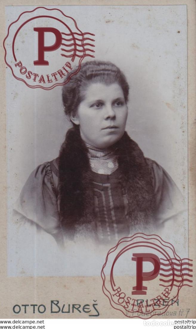 Fotografia antica: ATELIER OTTO BURES. PLZEN +-10.5*6CM CDV