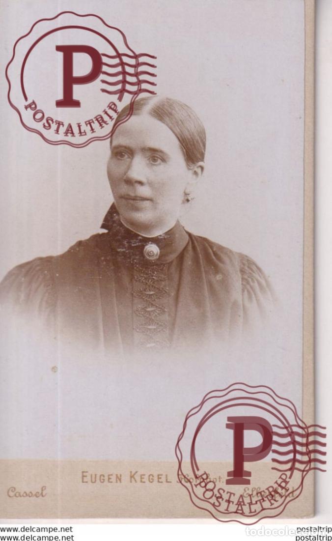 Alte Fotografie: EUGEN KEGEL HOFPHOTOGRAHP. ELBERFELD +-10.5*6CM CDV