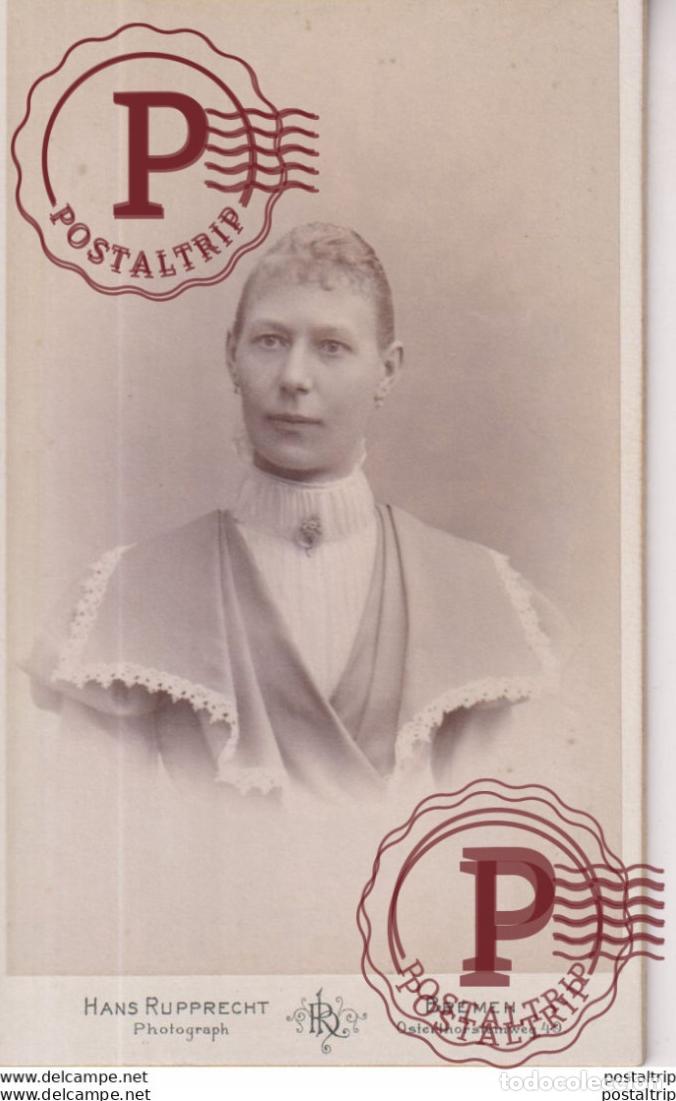 Antique Photography: HANS RUPPRECHT PHOTOGRAPH. BREMEN. OSTERTHORSTEINWEG N&ordm;49 +-10.5*6CM CDV
