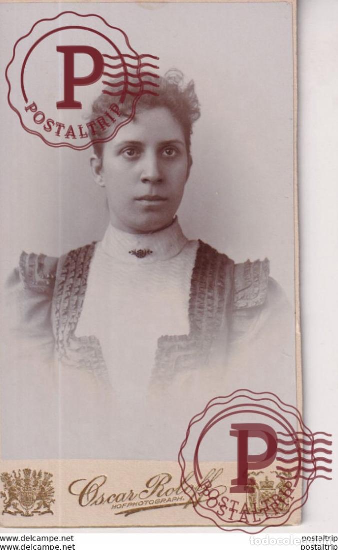Fotograf&iacute;a antigua: OSCAR ROLOFF HOFPHOTOGRAPH. BERLIN S.W. +-10.5*6CM CDV