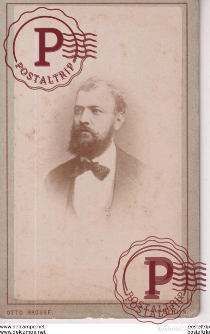 Fotograf&iacute;a antigua: OTTO GROSSE ATELIER. BERLIN. +-10.5*6.5CM CDV