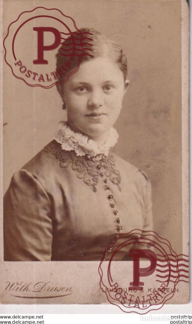 Fotograf&iacute;a antigua: WILH DREESEN. FLENSBURG AND KAPELLN +-10.5*6.5CM CDV
