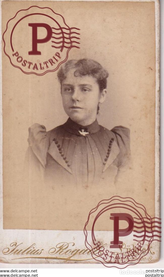 Fotograf&iacute;a antigua: JULIUS ROGALL. L&Uuml;BECK BECKERGRUBE N&ordm;9 +-10.5*6.5CM CDV