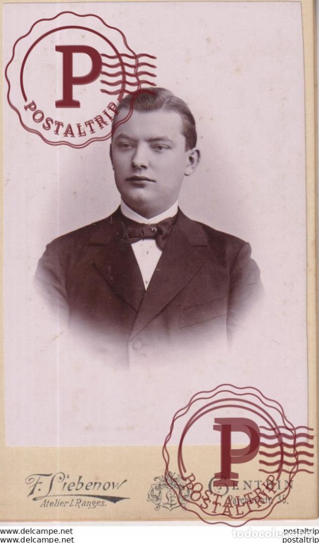 Fotograf&iacute;a antigua: F. LIEBENOW ATELIER. GENTHIN +-10.5*6.5CM CDV