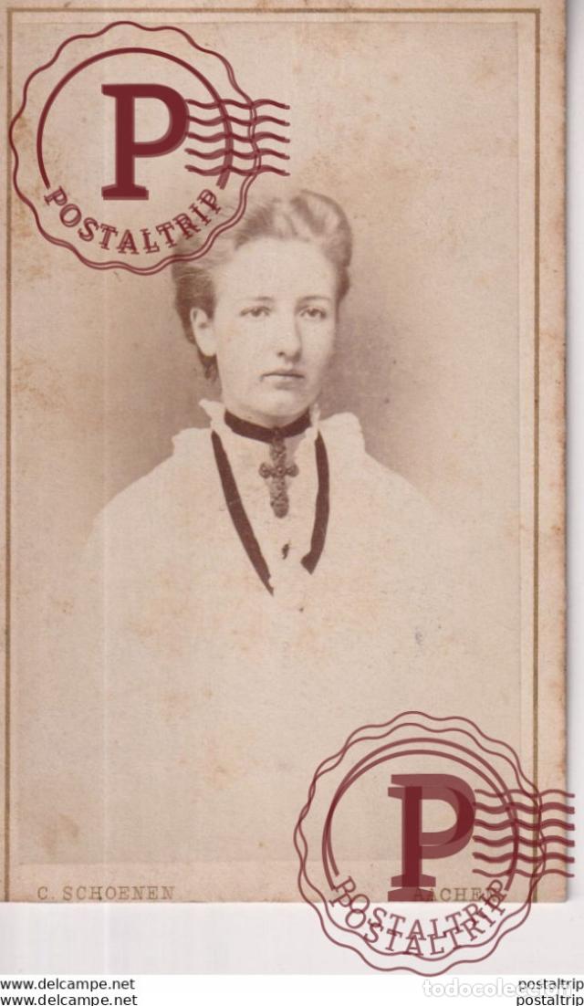 Fotograf&iacute;a antigua: C. SCHOENEN. AACHEN +-10.5*6.5CM CDV