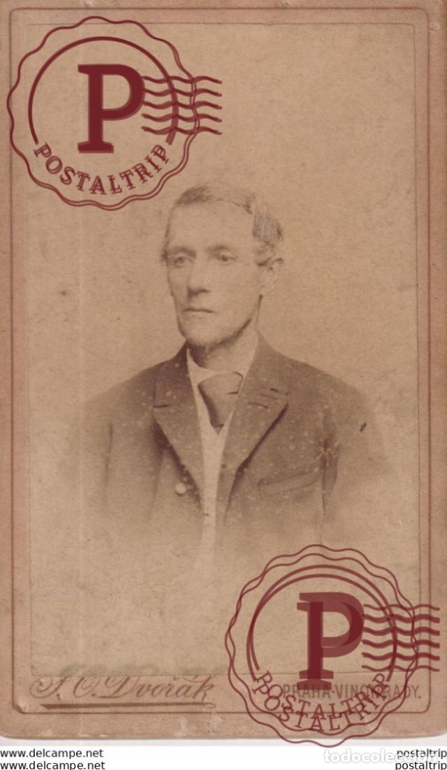 Fotograf&iacute;a antigua: J. OTOK. DVOR&Aacute;K FOTOGRAF. PRAHA-VINOHRADY +-10.5*6.5CM CDV