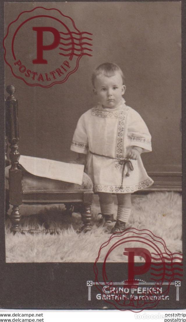 Fotograf&iacute;a antigua: CRINO FEEKEN. GENTHIN PARCHENSTR. +-10.5*6.5CM CDV