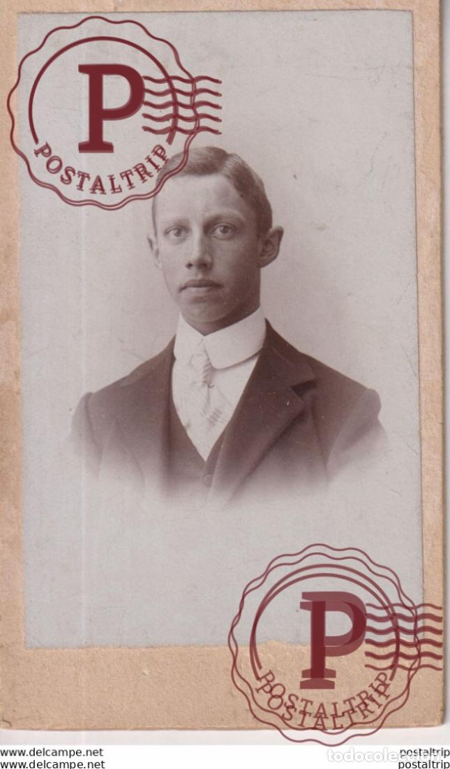 Fotograf&iacute;a antigua: K. LEHSTSMAN. EDAM +-10.5*6.5CM CDV